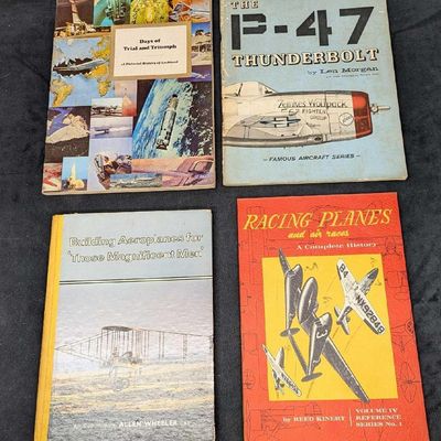 4 Vintage Books About Airplanes