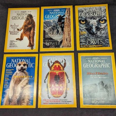 6 1990s 2000s National Geographic Magazines NGE
