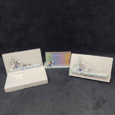 Disney Parks Mickey Mouse Where Dreams Come True 4"x 6" Photo Frame Set of Three