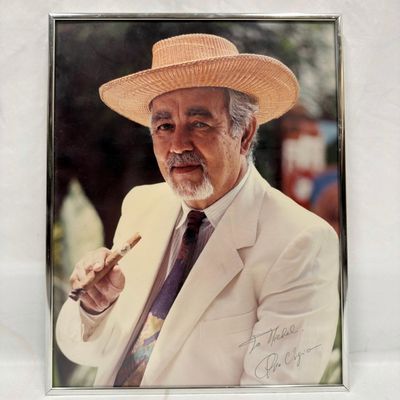 Avo Uvezian Signed and Inscribed Framed Portrait Photograph