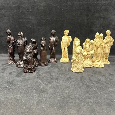 The Classical Chess Set Greek Michelangelo Themes Mascott England