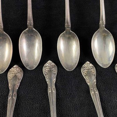 Chateau Rose by Alvin Sterling Silver Ice Tea Spoons