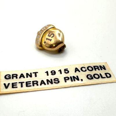 Gold Acorn Pin Grant '15