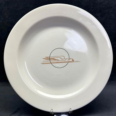 UPRR Winged Streamliner Dinner Plate 10 5/8"