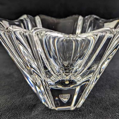 JB Vintage Swedish Orrefors Crystal Vase