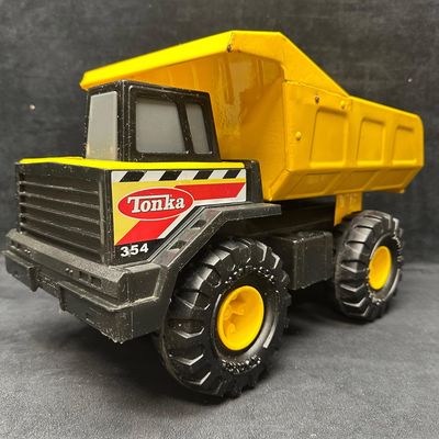 Tonka No. 354 Dump Truck Toy Yellow and Black