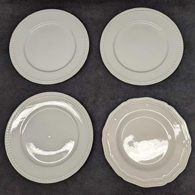 3  Fitz & Floyd  & 1 Gibson Designs China Salad Plates