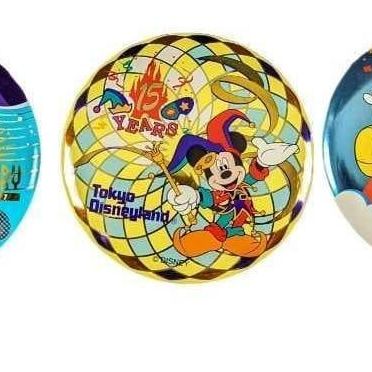 3 Tokyo Disneyland Anniversary Buttons