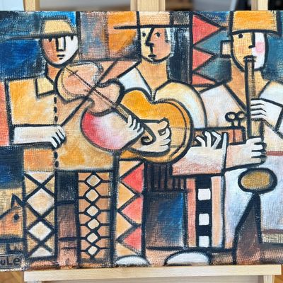 Sale Photo Thumbnail #40: TERRY MCILRATH "JOULE" ORIGINAL PAINTING #1