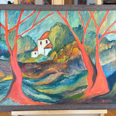 Sale Photo Thumbnail #33: ROBERT FULTON, OIL ON CANVAS
