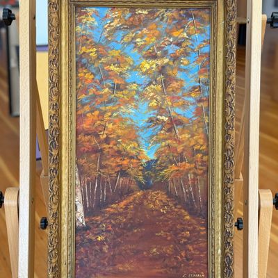 Sale Photo Thumbnail #47: LINDA STARREN, "FALL TREES"