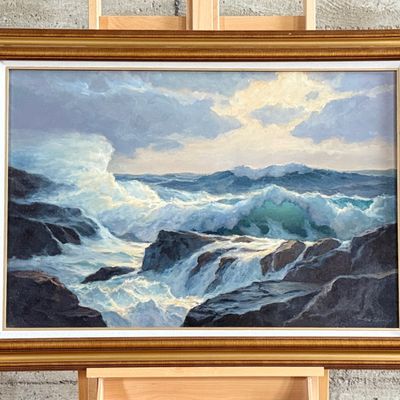 Sale Photo Thumbnail #79: WILLIAM COLUMBUS EHRIG, "CRASHING WAVES"
