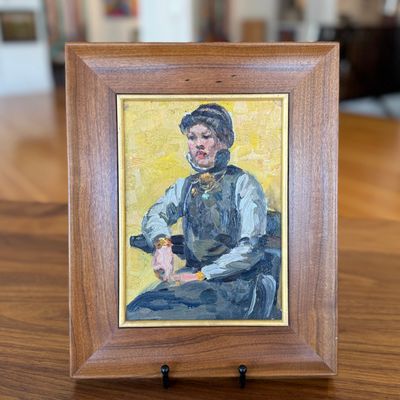 Sale Photo Thumbnail #56: FREDERICK B. KRESS, OIL ON BOARD