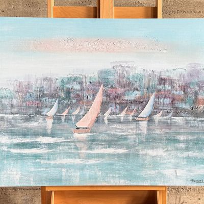 Sale Photo Thumbnail #78: GUNNAR ERMAN, "EVENING SAILS"
