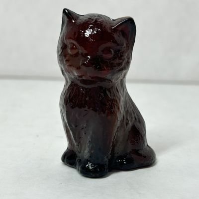 BOYD MISS COTTON DARK AMBER GLASS KITTEN