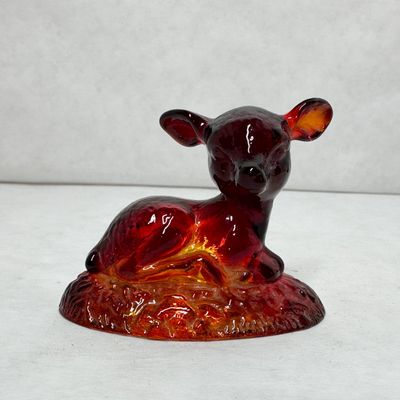 BOYD BINGO DEER AMBERINA GLASS