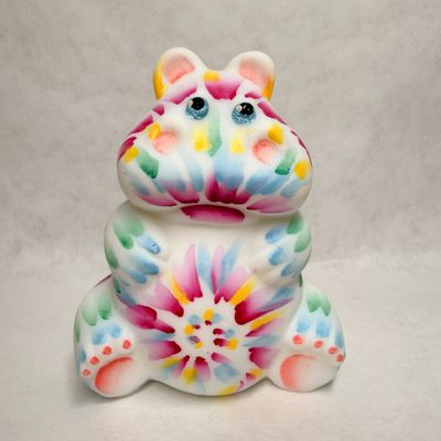 JK SPINDLER FENTON TIE DIE HIPPO 44/100