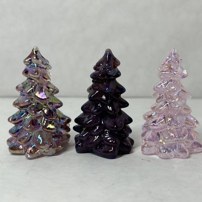 MOSSER ASSORTED MINIATURE GLASS TREES