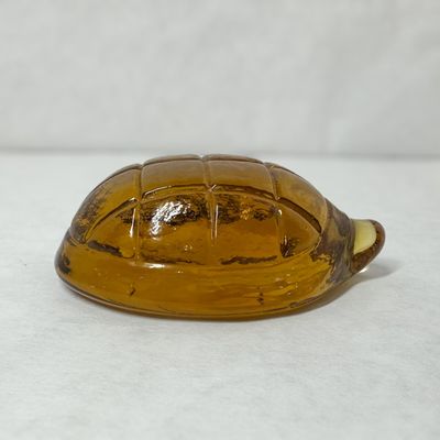 TWO GLASS ANIMAL FIGURINES