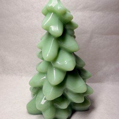 MOSSER JADEITE GLASS CHRISTMAS TREE