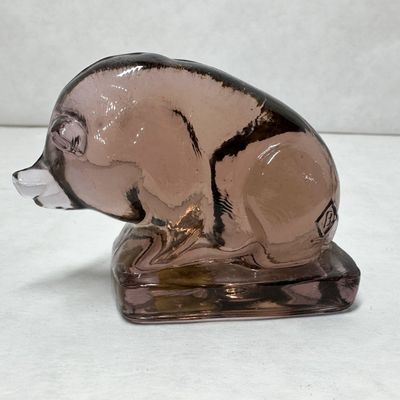 BOYD AMETHYST SUEE GLASS PIG