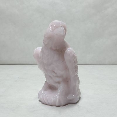 BOYD BERNIE THE EAGLE PINK SLAG GLASS EAGLE