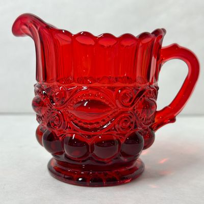 MOSSER RUBY RED EYE WINKER GLASS CREAMER