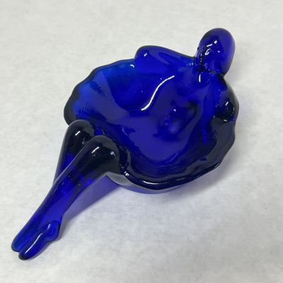 MOSSER COBALT BLUE BATHING BEAUTY SOAP DISH