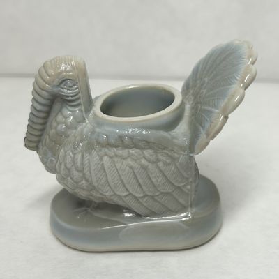 MOSSER TURKEY SLAG GLASS TOOTHPICK HOLDER