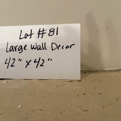 Sale Photo Thumbnail #3: Large wall decor, 42”.