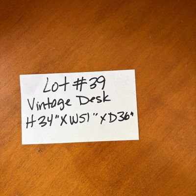 Sale Photo Thumbnail #145: Vintage desk