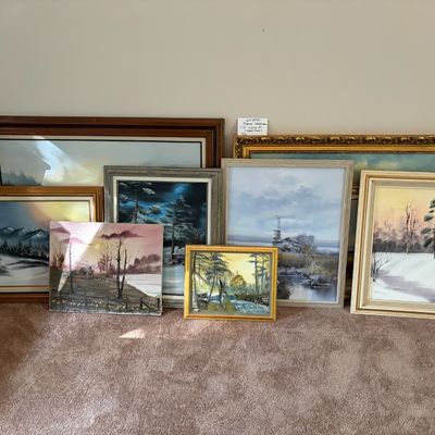Sale Photo Thumbnail #33: Assorted Art and paintings