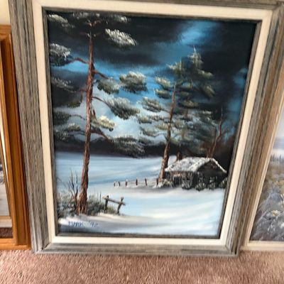 Sale Photo Thumbnail #38: Assorted Art and paintings