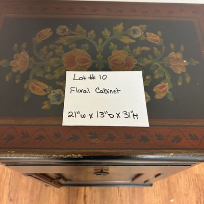 Sale Photo Thumbnail #187: Floral cabinet