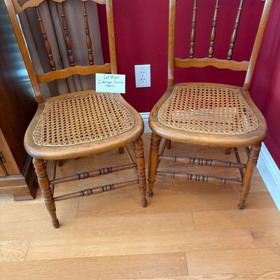 Sale Photo Thumbnail #89: Vintage cane chairs