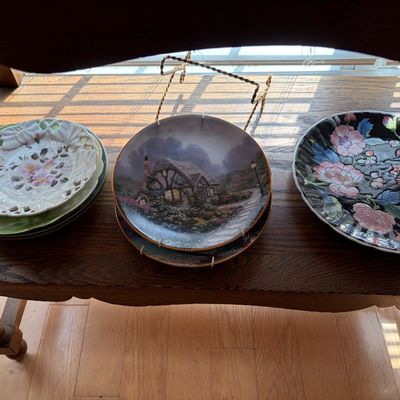 Sale Photo Thumbnail #94: Lot: Antique side bar and collector