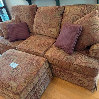 Sale Photo Thumbnail #68: Kinkaid sofa with ottoman