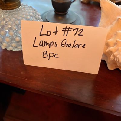 Sale Photo Thumbnail #24: Lamps
