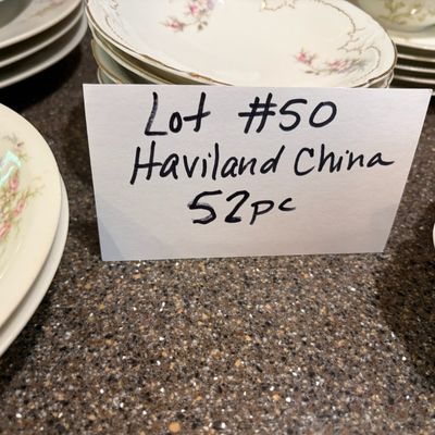 Sale Photo Thumbnail #124: Haviland China set