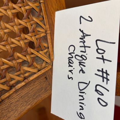 Sale Photo Thumbnail #88: Vintage cane chairs