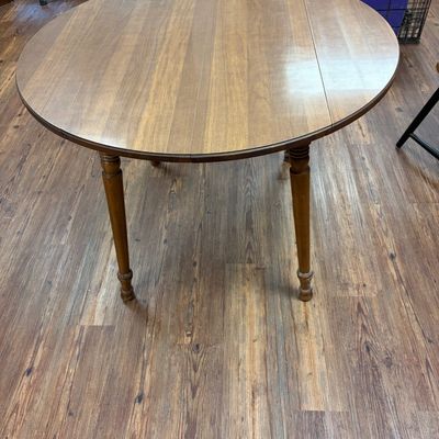 Sale Photo Thumbnail #143: Drop leaf table and chairs