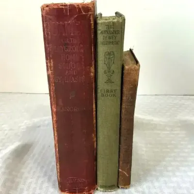 Antique Educational & Literary Book Collection