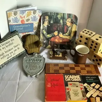 Vintage Games, Books, Decor & Collectibles Assortment