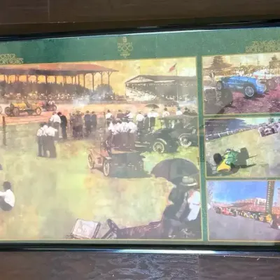 Framed Ohio Historical Society 75 Years of Back History Print