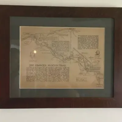 Framed Frances Slocum Trail Print