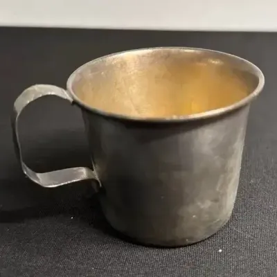 Small Sterling Silver Cup / Mug – 63.42g – 2.5” Diameter