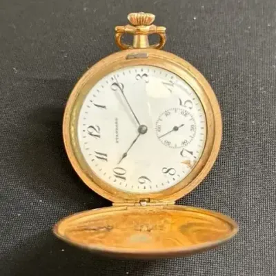 Vintage Standard 15-Jewel Mechanical Pocket Watch – 10K Gold Filled Philadelphia Victory Case