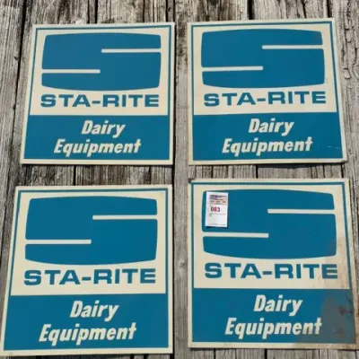 Vintage Dairy Signs - Great Shape 