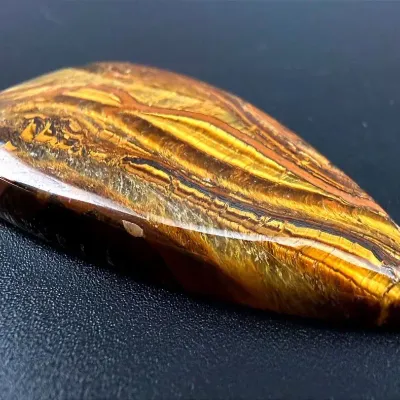 42.5 Ct Zimbabwe Tigers Eye Cabochon 