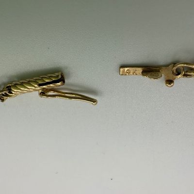 14K Yellow Gold Fancy Link Bracelet (See Description)